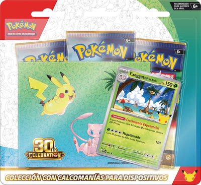 Pokemon TCG 30th Celebration - Alolan Exeggutor Tech Sticker Collection ESP