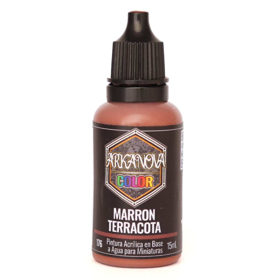 Arkanova PPB176 Color Marrón Terracota | Piedra Bruja | Pintura para Miniaturas