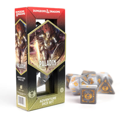 Paladin White / Grey - D&D Adventure Dice