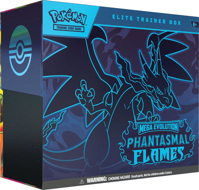 Mega Evolution Phantasmal Flames Elite Trainer Box | Pokémon TCG, sobres, cartas pokemon y coleccionables en PiedraBruja Chile