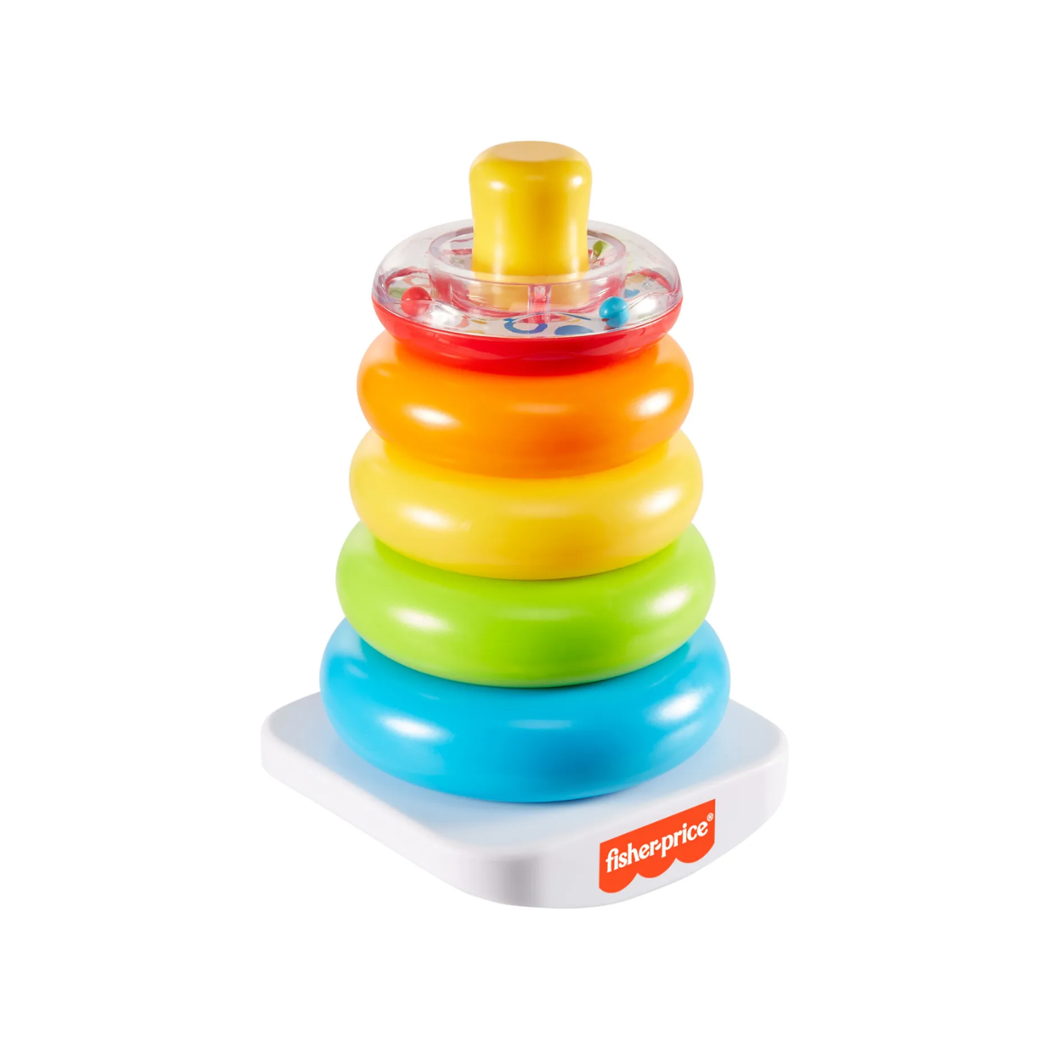 Pirámide Balanceante Fisher-Price: Juguete de Apilar y Estimulación Sensorial | Piedra Bruja 