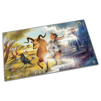 Playmat - Lorwyn Eclipsed White Mythic Alt | Accesorios para juegos de cartas coleccionables en PiedraBruja Chile