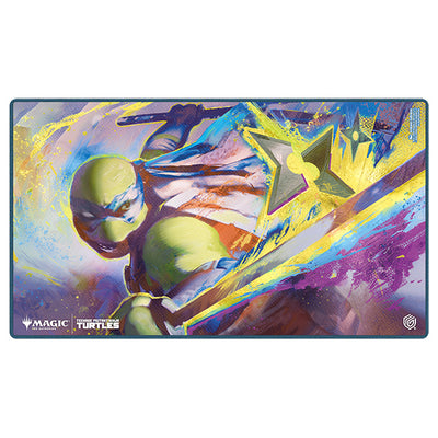 Playmat - Teenage Mutant Ninja Turtles Leonardo's Technique | Accesorios para juegos de cartas coleccionables en PiedraBruja Chile