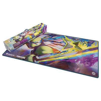 Playmat - Teenage Mutant Ninja Turtles Leonardo's Technique | Accesorios para juegos de cartas coleccionables en PiedraBruja Chile