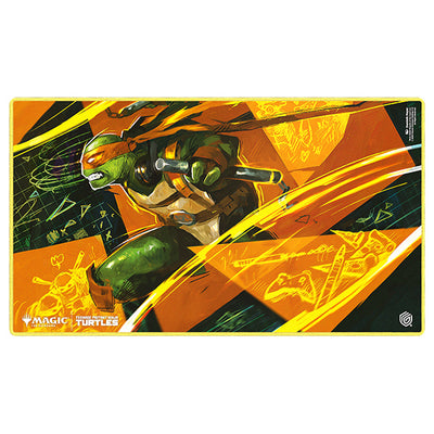 Playmat - Teenage Mutant Ninja Turtles Michelangelo's Technique | Accesorios para juegos de cartas coleccionables en PiedraBruja Chile