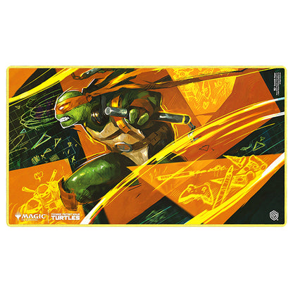 Playmat - Teenage Mutant Ninja Turtles Michelangelo's Technique | Accesorios para juegos de cartas coleccionables en PiedraBruja Chile