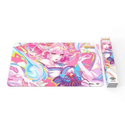 Playmat Riftbound Spiritforged - Spirit Blossom Ahri Art | Accesorios para juegos de cartas coleccionables en PiedraBruja Chile