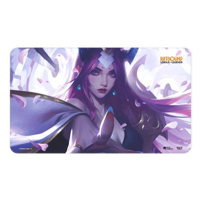 Playmat Riftbound Spiritforged - Spirit Blossom Irelia Art | Accesorios para juegos de cartas coleccionables en PiedraBruja Chile