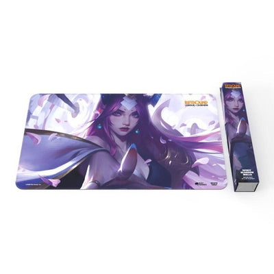 Playmat Riftbound Spiritforged - Spirit Blossom Irelia Art | Accesorios para juegos de cartas coleccionables en PiedraBruja Chile