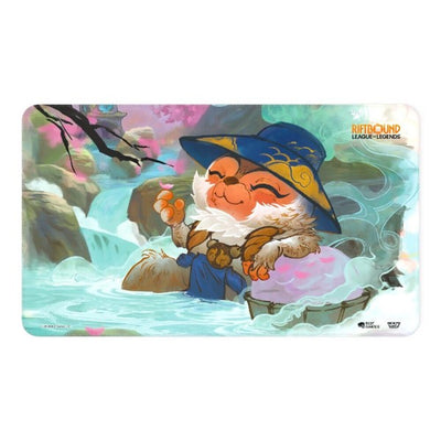Playmat Riftbound Spiritforged - Spirit Blossom Teemo Art | Accesorios para juegos de cartas coleccionables en PiedraBruja Chile