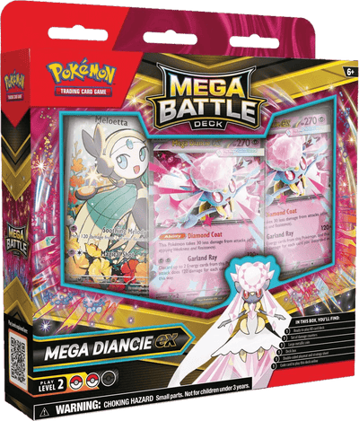 Mega Battle Deck Mega Diancie Ex Esp | Pokémon TCG, sobres, cartas pokemon y coleccionables en PiedraBruja Chile