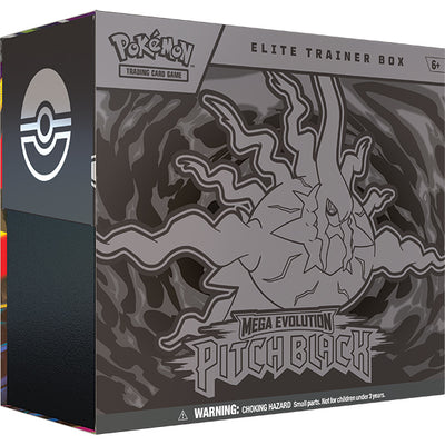 Mega Evolution Pitch Black Elite Trainer Box ESP | Pokémon TCG, sobres, cartas pokemon y coleccionables en PiedraBruja Chile