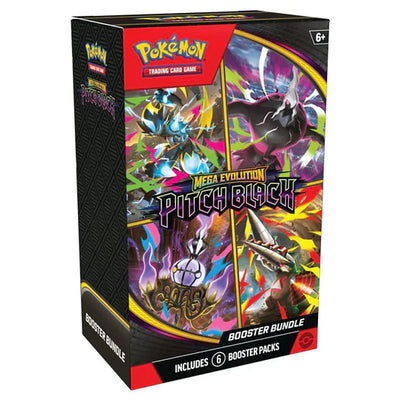 Mega Evolution Pitch Black Booster Bundle ESP | Pokémon TCG, sobres, cartas pokemon y coleccionables en PiedraBruja Chile