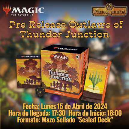 Torneo Magic the Gathering Pre Release Outlaws of Thunder Junction