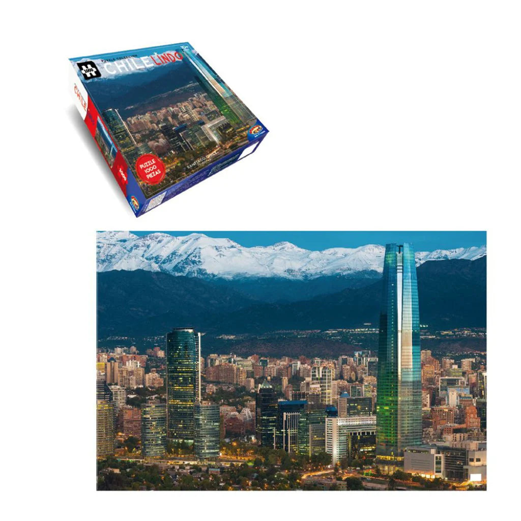 Puzzle 1000 Piezas - Santiago Colección Chile Lindo