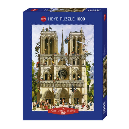 Puzzle 1000 Piezas - Vive Notre Dame! Cartoon Classics