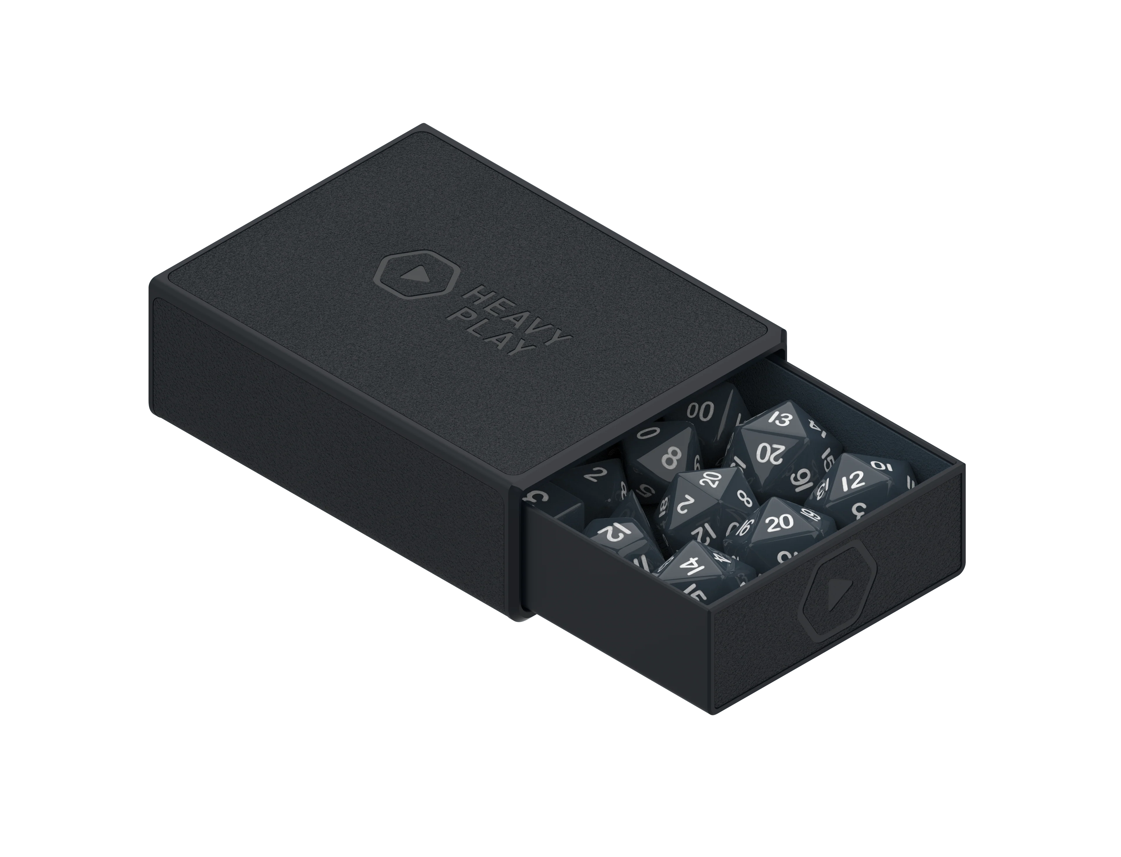 Dicebox - Warlock Black Heavy Play | Accesorios para juegos de cartas coleccionables en PiedraBruja Chile