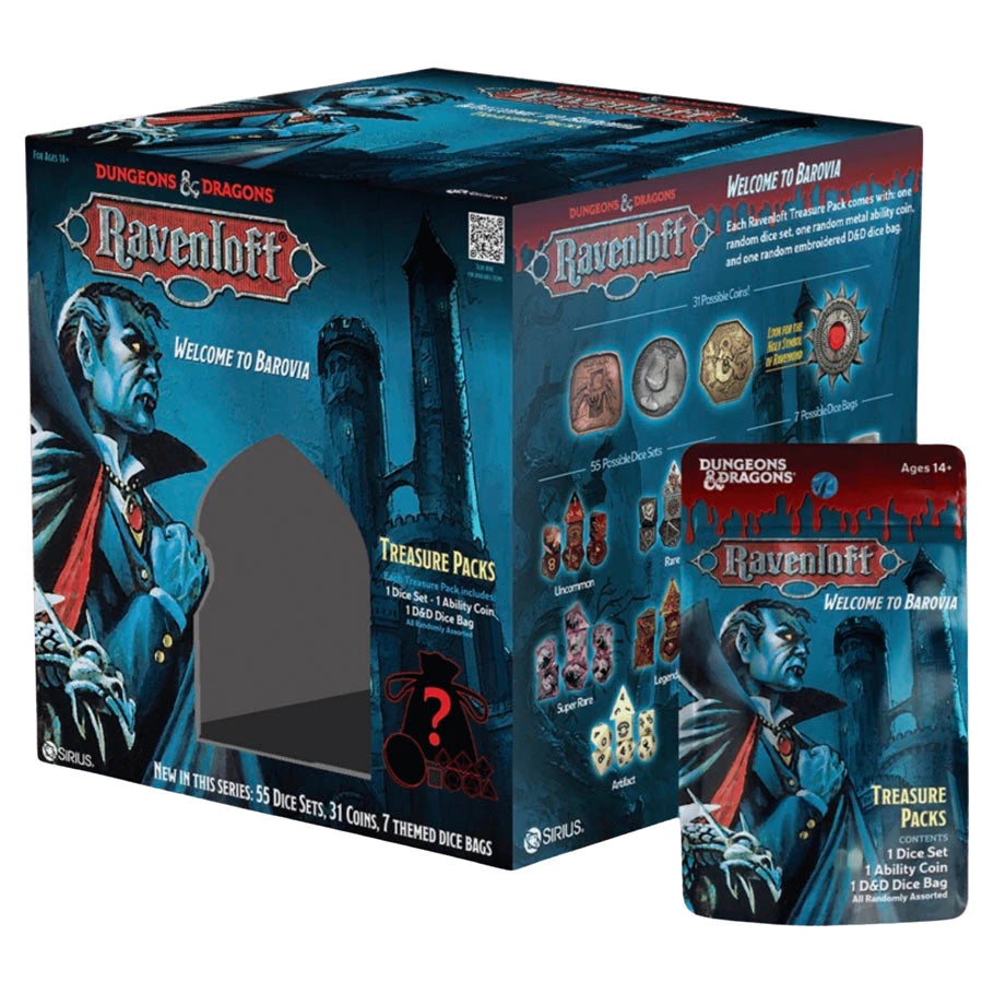 Dados - Castle Ravenloft Treasure Packs Dice Set