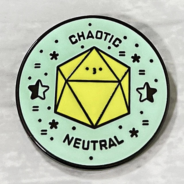 Pin Esmaltado - Chaotic Neutral | Coleccionables, figuras y artículos geek en PiedraBruja Chile