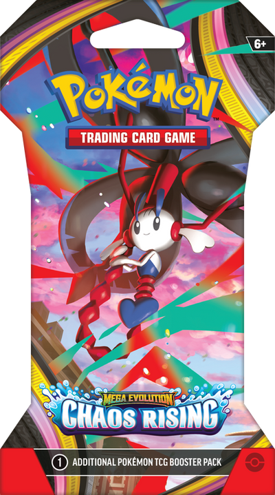 Mega Evolution Chaos Rising Sleeved Booster ING | Pokémon TCG, sobres, cartas pokemon y coleccionables en PiedraBruja Chile