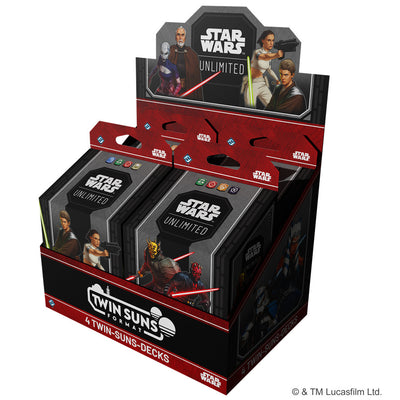 Star Wars Unlimited Twin Suns - Deck Display 2026 ING | Juegos de cartas coleccionables y TCG en PiedraBruja Chile