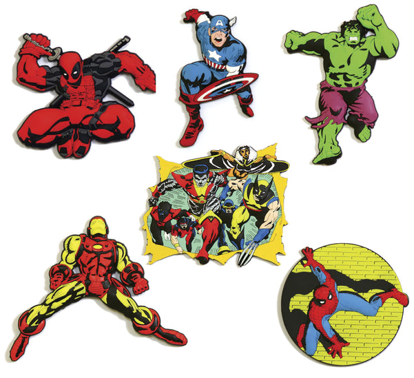 Iman de Super Heroes Mega Mega Magnets