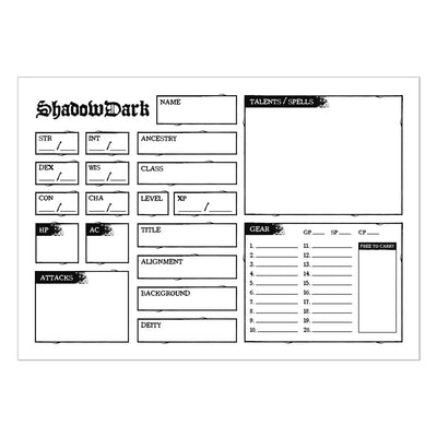 Shadowdark RPG | Dungeons & Dragons y accesorios D&D en PiedraBruja Chile