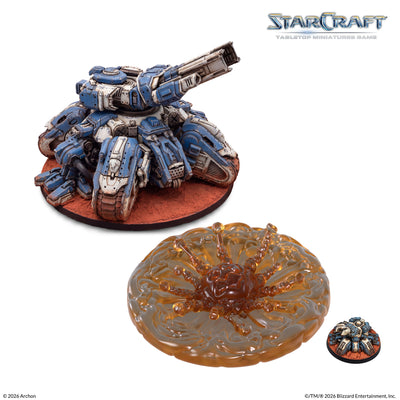 StarCraft TMG Terran Siege Tank miniatura pintada