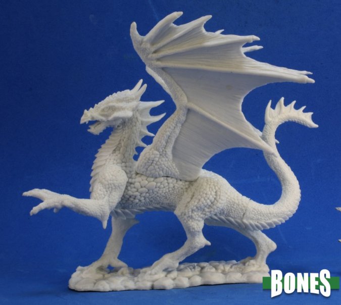 Miniatura Silver Dragon | Piedra Bruja