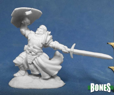 Miniatura Sir Rathan Kranzhel Human Fighter | Piedra Bruja
