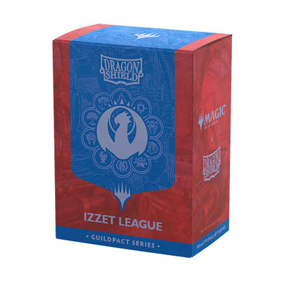 Matte Dual Guildpact Series - Izzet League' Art x100 | Fundas y accesorios Dragon Shield para cartas TCG en PiedraBruja Chile