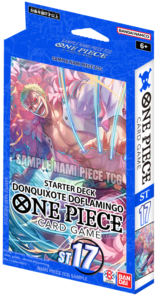 ST17 Blue Don Quixote Doflamingo - Starter Deck | One Piece Card Game, sobres y cartas coleccionables en PiedraBruja Chile