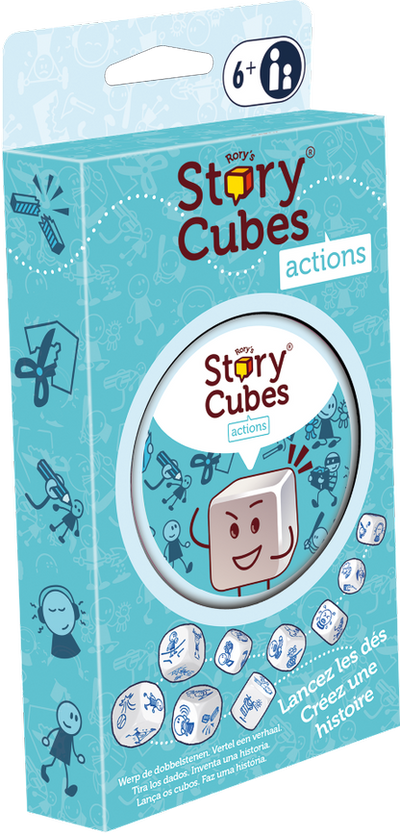 Story Cubes - Acciones | Juegos de mesa para todas las edades en PiedraBruja Chile