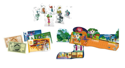 Contenido del juego de mesa de estrategia superstore 3000