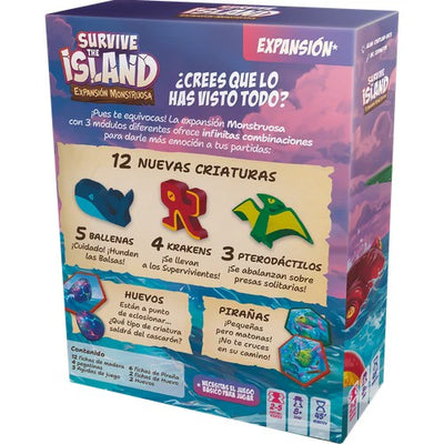 Survive the Island - Monster Pack Expansion | Juegos de mesa para todas las edades en PiedraBruja Chile