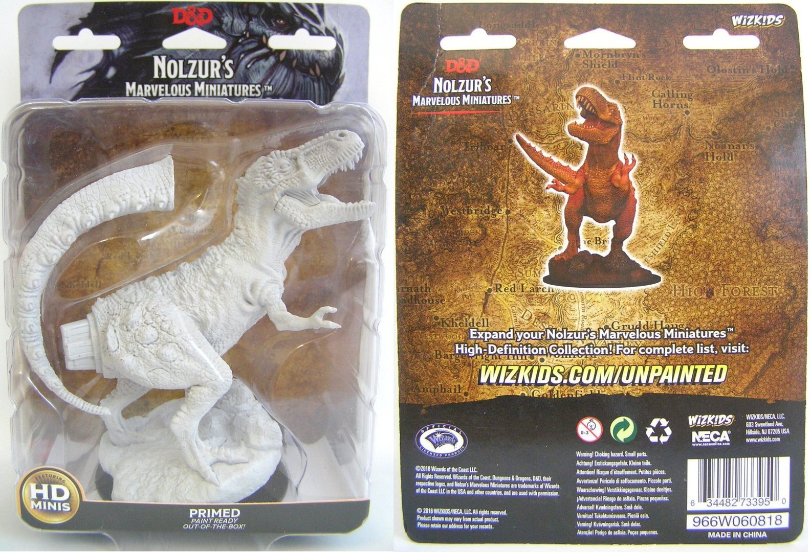 Nolzur’s Marvelous Miniatures: Unpainted Minis Wave 6 - TRex