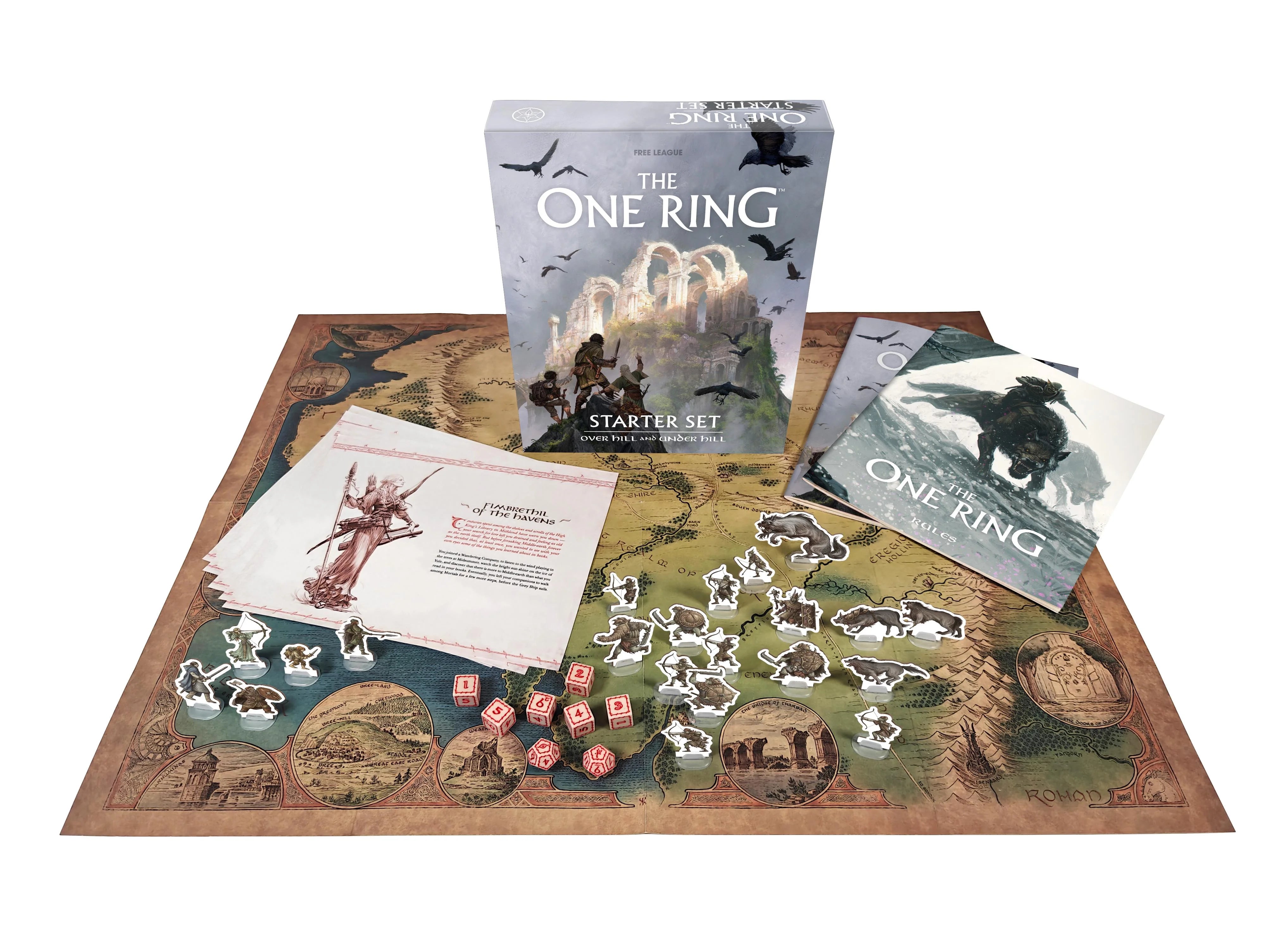 The One Ring RPG: Starter Set - Over Hill and Under Hill