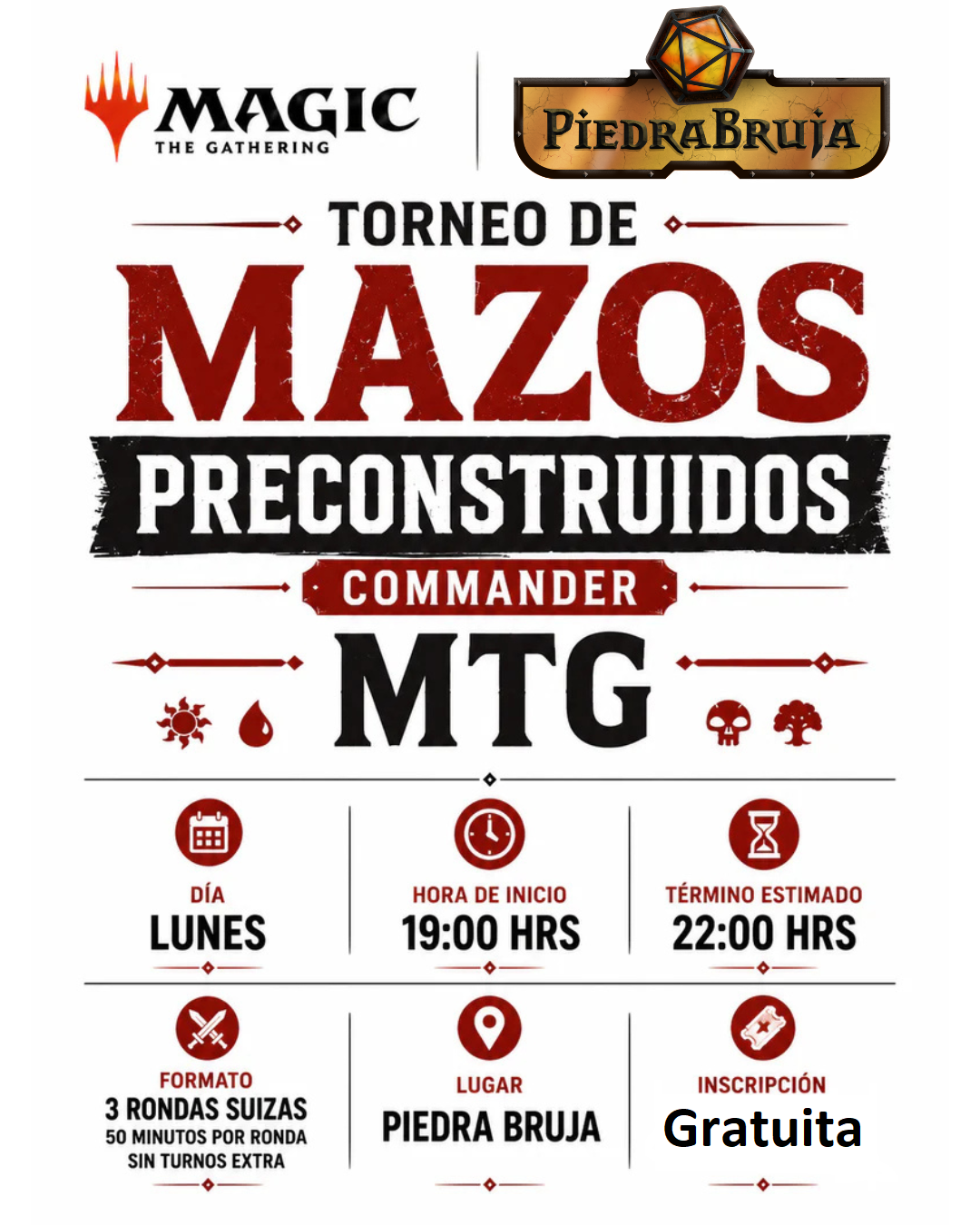Torneo Magic Precon Commander