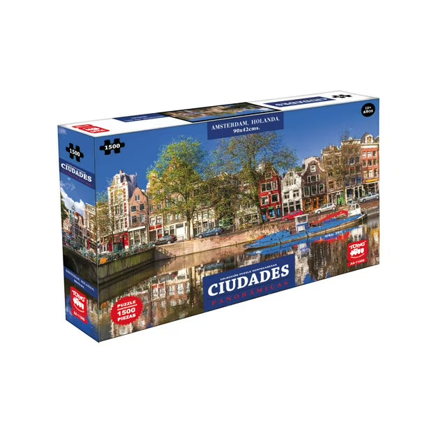 Puzzle 1500 Piezas - Amsterdam panorámico