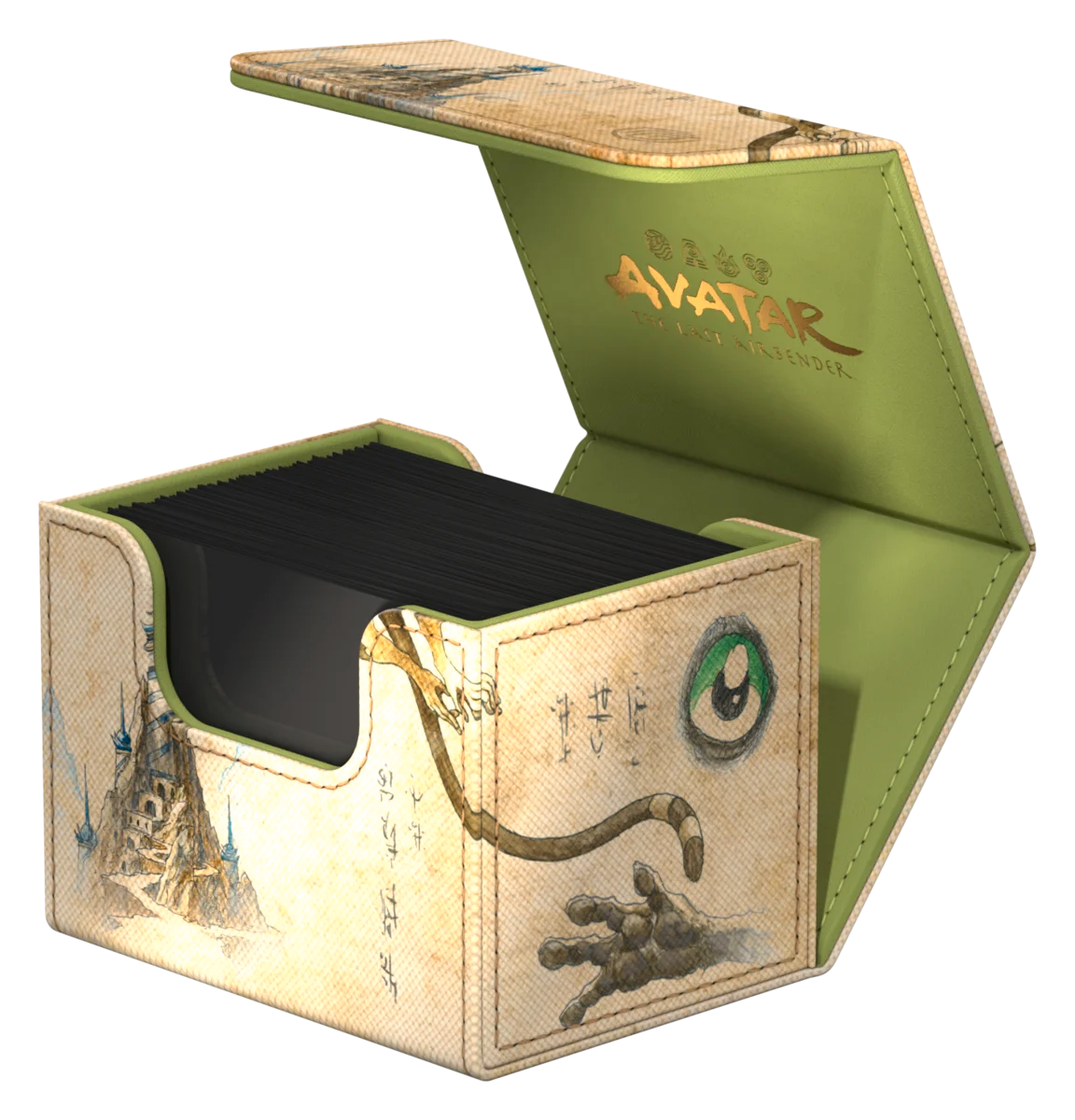 Deckbox: Sidewinder 100+ Standard Xenoskin - MTG - Avatar the Last Airbender - Momo, Friendly Flier