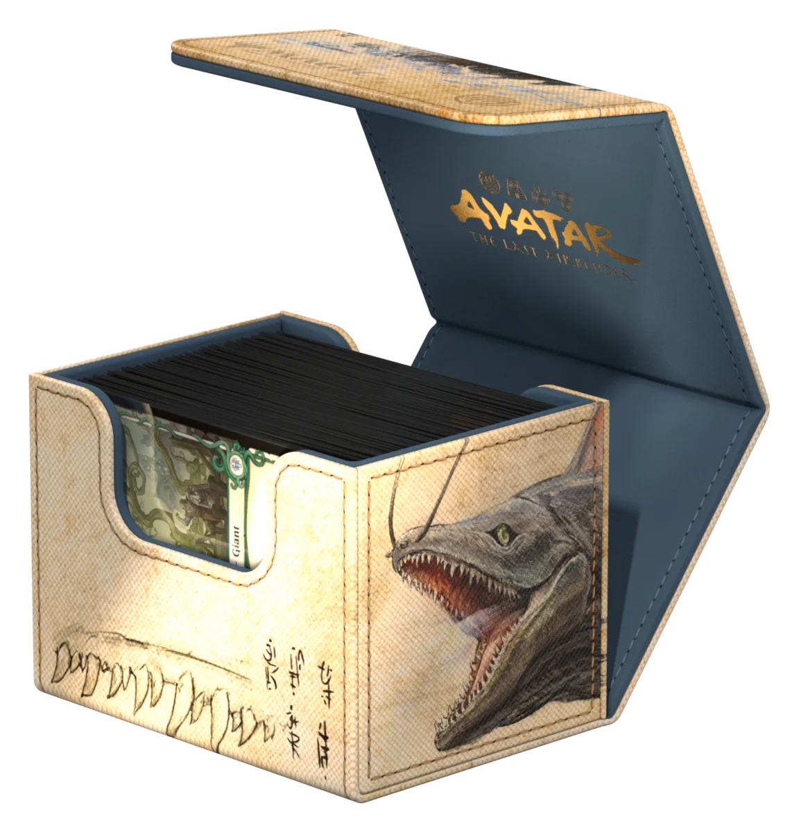 Deckbox: Sidewinder 100+ Standard Xenoskin - MTG - Avatar the Last Airbender - The Unagi of Kyoshi Island