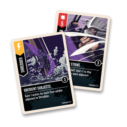 Unmatched - TMNT Shredder & Krang Hero Decks