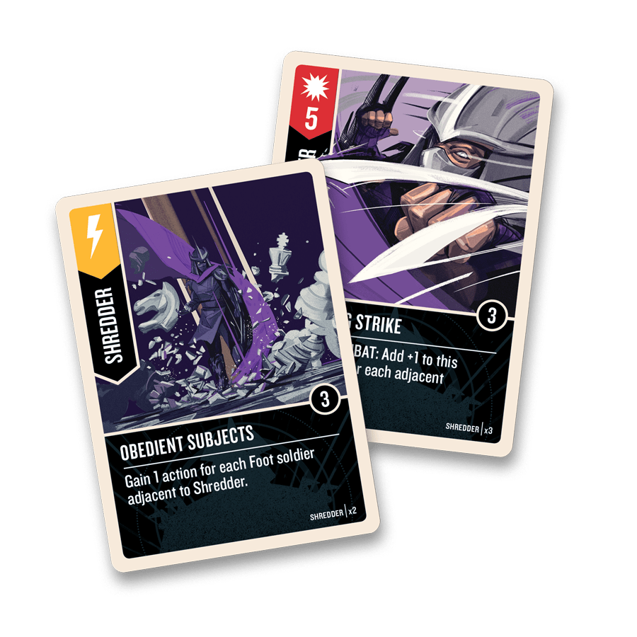Unmatched - TMNT Shredder & Krang Hero Decks