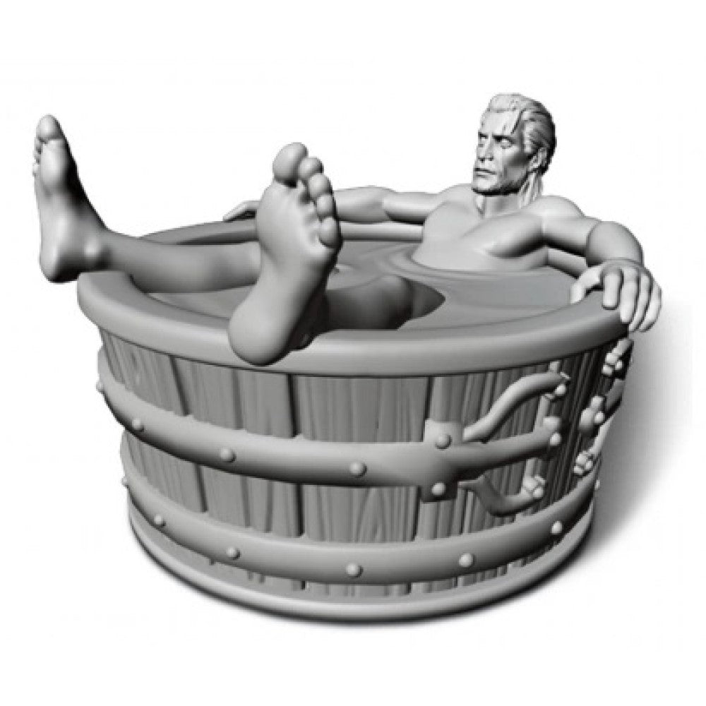 Unmatched The Witcher: Geralt in Bathtub - Miniatura