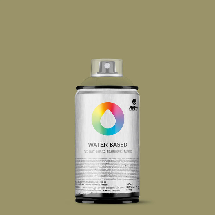 Imprimante Spray base agua color Verde Gris Intenso Based 300ml MTN