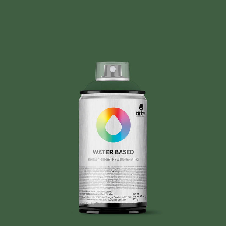 Imprimante Spray Base Agua Color Gris Verde Oscuro Water Based 300ml MTN