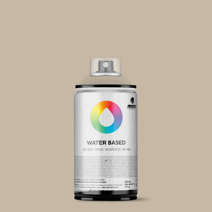 Imprimante Spray base agua color Gris Medio Calido Water Based 300ml MTN