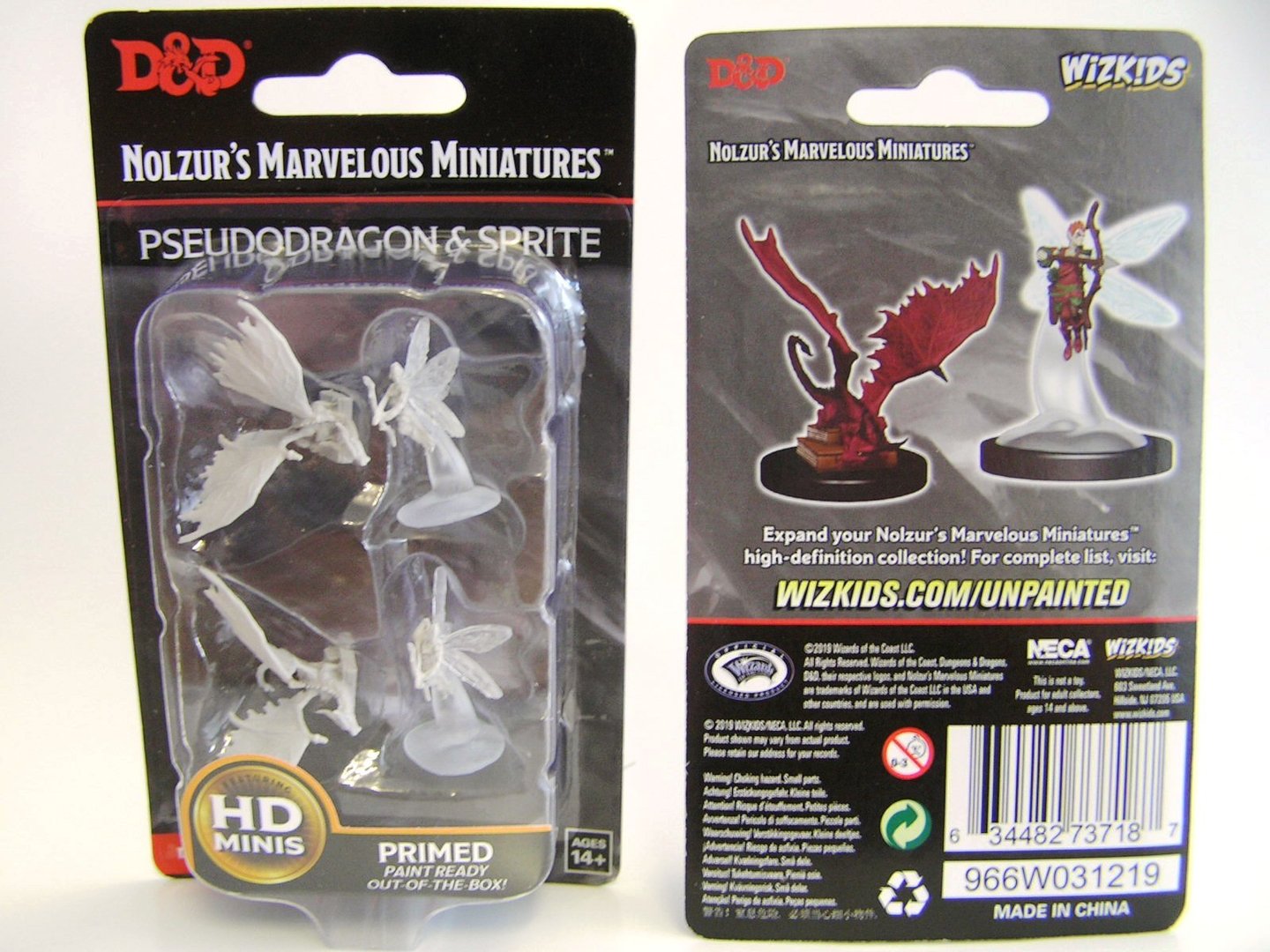Nolzur’s Marvelous Miniatures: Unpainted Minis Wave 9 - Sprite & Pseudodragon