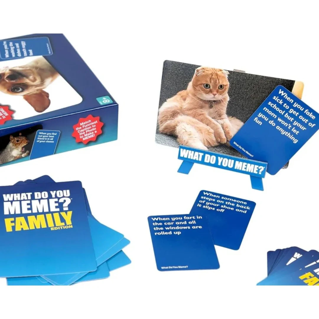 Cartas del juego what do you meme edición familiar