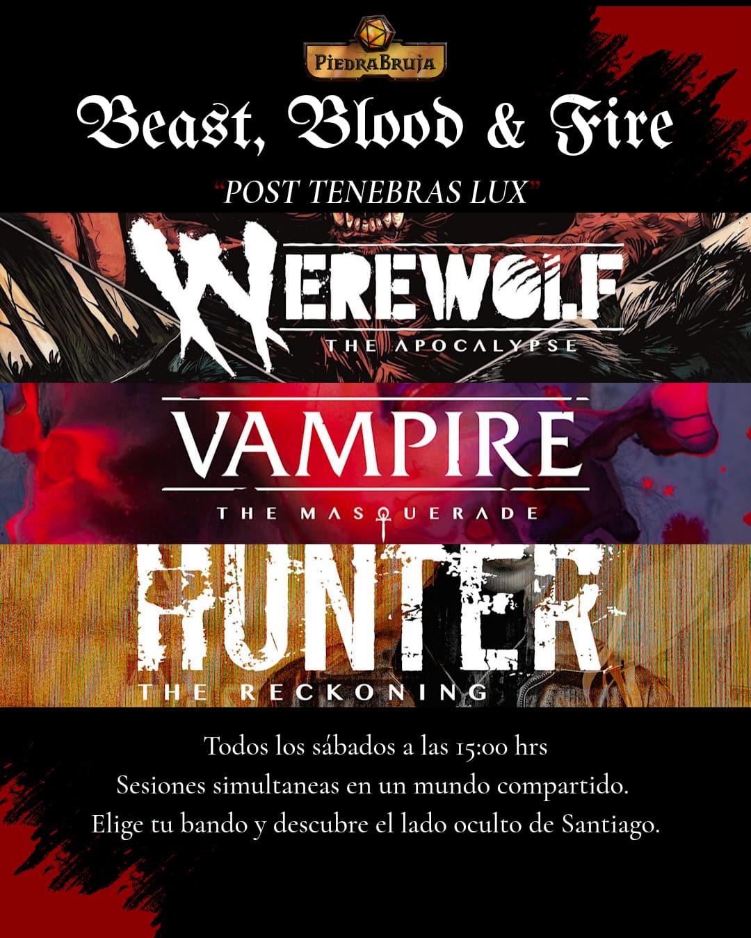 Mundo de Tinieblas: Beast, Blood & Fire